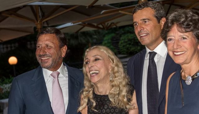 Rocco Forte, Franca Sozzani, Riccardo Monti and Olga Polizzi